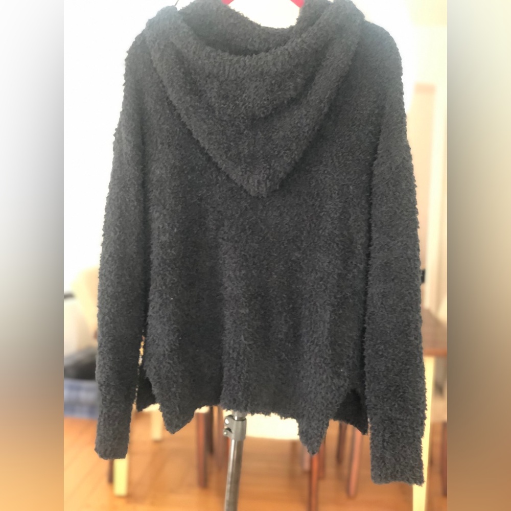 Soft Hooded Berber Fleece Pullover